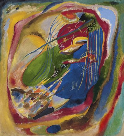 Bild mit drei Punkten, Nr. 196, 1914 von Wassily Kandinsky