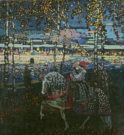 Reitendes Paar von Wassily Kandinsky
