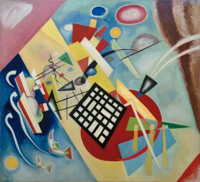 Schwarzes Raster von Wassily Kandinsky