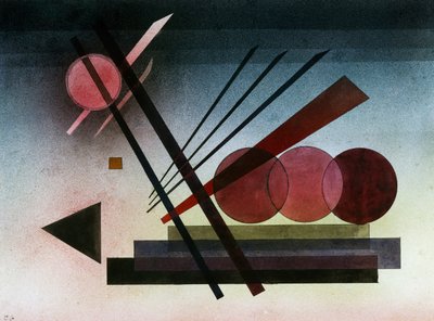 Schwebende Kraft von Wassily Kandinsky