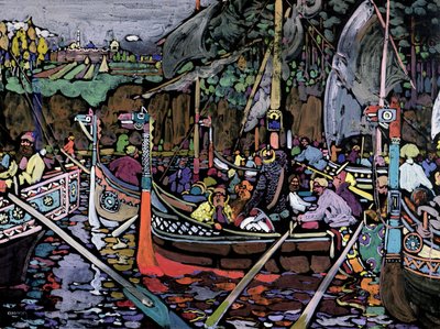Lied der Wolga, 1906 von Wassily Kandinsky