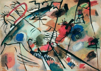 Studie zu Improvisation 24 von Wassily Kandinsky