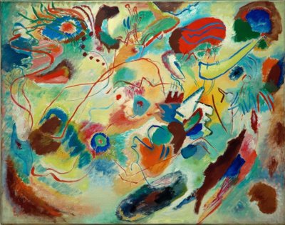 Studie zu Komposition VII von Wassily Kandinsky