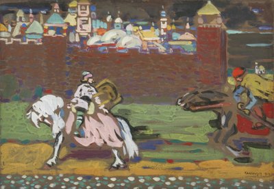Die Kreuzfahrer von Wassily Kandinsky