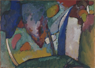 Der Wasserfall von Wassily Kandinsky