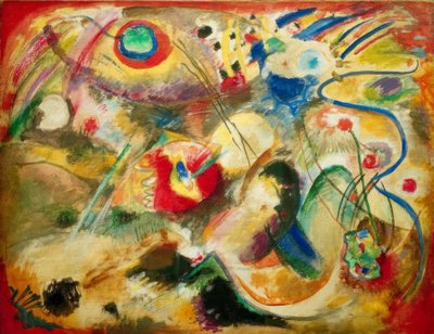 Unbenanntes Bild (Sintflut) von Wassily Kandinsky