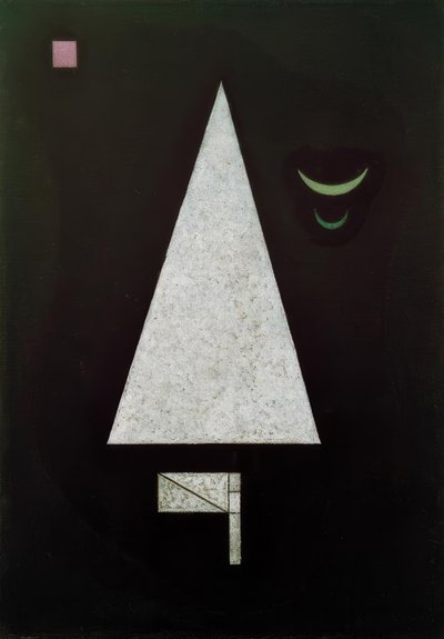 Weiße Schärfe von Wassily Kandinsky