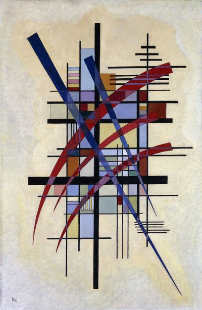 Zeichen mit Begleitung von Wassily Kandinsky