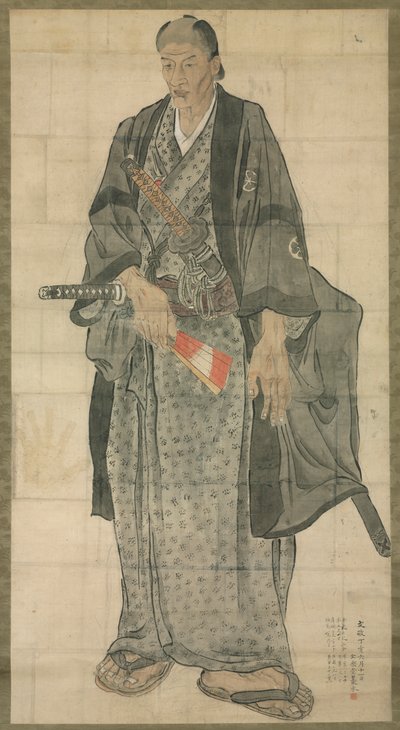 Porträt von Ozora Buzaemon, 1827 von Watanabe Kazan