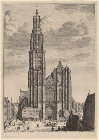 Kathedrale von Antwerpen von Wenceslaus Hollar