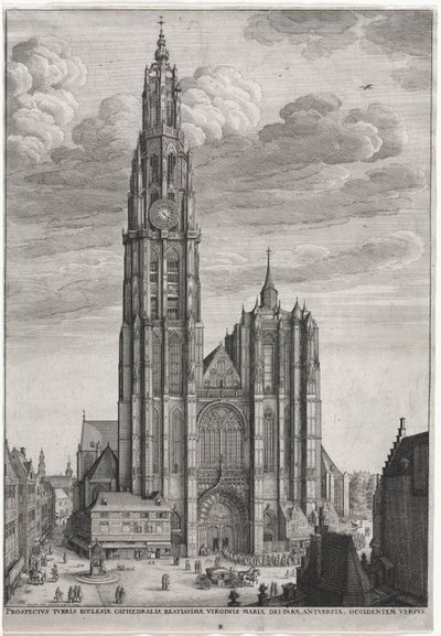 Kathedrale von Antwerpen von Wenceslaus Hollar