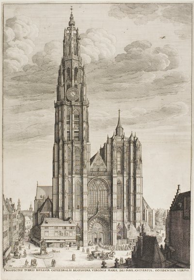 Kathedrale von Antwerpen von Wenceslaus Hollar