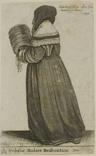 Brabanter Adlige von Wenceslaus Hollar