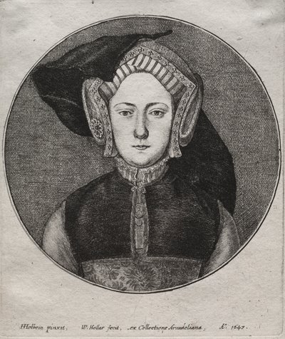 Katharina von Aragon von Wenceslaus Hollar