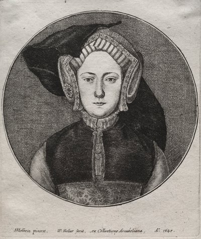 Katharina von Aragon, 1647 von Wenceslaus Hollar