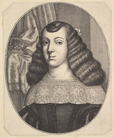 Katharina von Braganza, 1661 von Wenceslaus Hollar