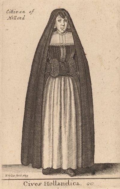 Cives Hollandica, 1643 von Wenceslaus Hollar