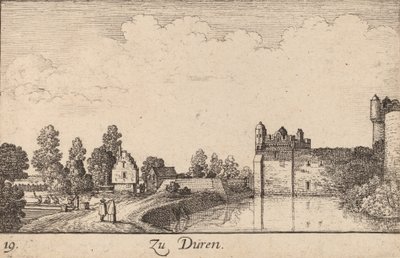 Düren, 1635 von Wenceslaus Hollar