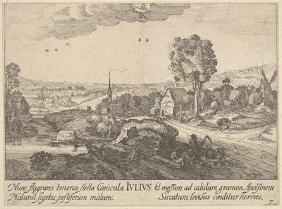 Juli, 1628-29 von Wenceslaus Hollar