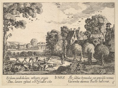 Juni, 1628-29 von Wenceslaus Hollar