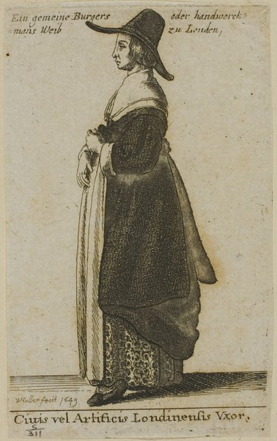 Londoner Ehefrau von Wenceslaus Hollar