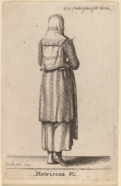 Matrisana M. von Wenceslaus Hollar