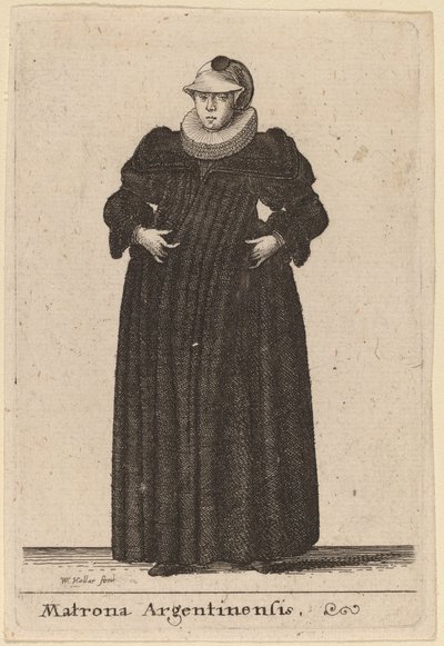 Matrona Argentinensis von Wenceslaus Hollar