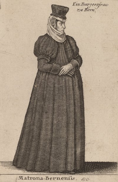 Matrona Bernensis von Wenceslaus Hollar