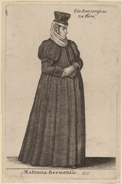 Matrona Bernensis von Wenceslaus Hollar