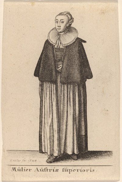 Frau aus Oberösterreich von Wenceslaus Hollar