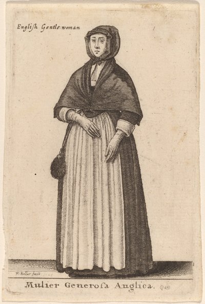 Mulier Generosa Anglica von Wenceslaus Hollar