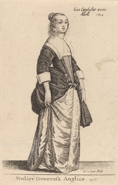 Mulier Generosa Anglica von Wenceslaus Hollar