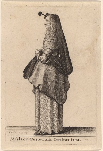 Mulier Generosa Brabantica von Wenceslaus Hollar