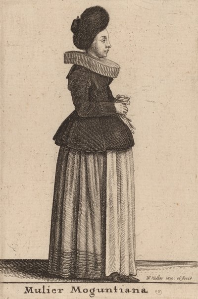 Mulier Moguntiana von Wenceslaus Hollar