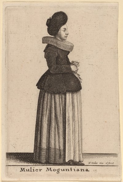 Mulier Moguntiana von Wenceslaus Hollar