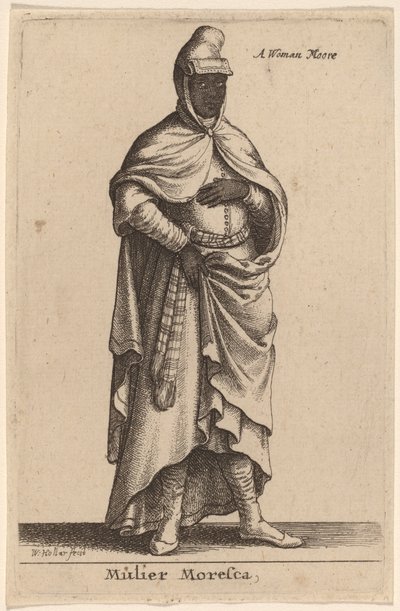 Mulier Moresca von Wenceslaus Hollar