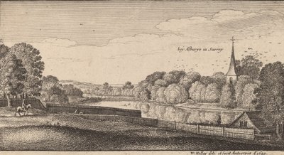 In der Nähe von Albury, 1645 von Wenceslaus Hollar