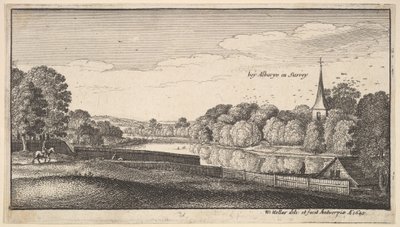 In der Nähe von Albury, 1645 von Wenceslaus Hollar
