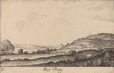 In der Nähe von Prag, 1635 von Wenceslaus Hollar