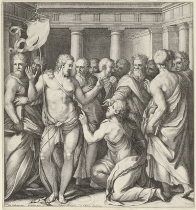 Unglaube des Thomas von Wenceslaus Hollar
