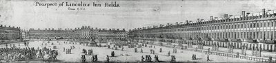 Aussicht auf Lincolns Inn Fields, ca. 1650 von Wenceslaus Hollar