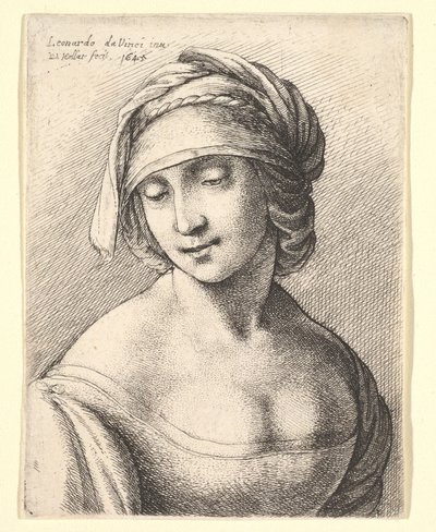 St. Anna, 1645 von Wenceslaus Hollar