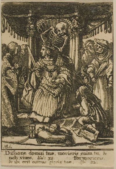 Der Kaiser und der Tod von Wenceslaus Hollar