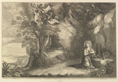 Die kniende Magdalena von Wenceslaus Hollar
