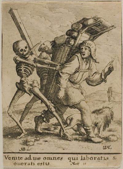 Der Hausierer und der Tod von Wenceslaus Hollar