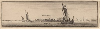 Ansicht von Shenckenschantz von Wenceslaus Hollar