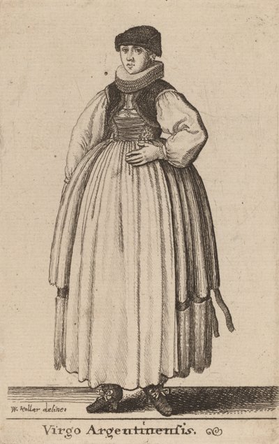 Virgo Argentinensis von Wenceslaus Hollar