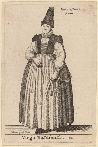 Virgo Basiliensis von Wenceslaus Hollar