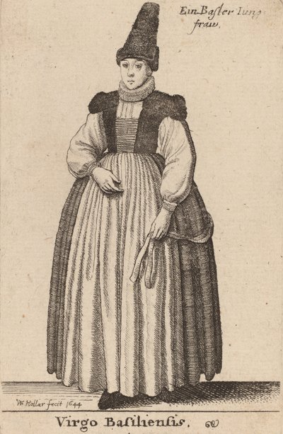 Virgo Basiliensis, 1644 von Wenceslaus Hollar