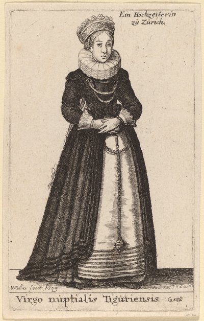 Virgo Nuptialis Tiguriensis von Wenceslaus Hollar